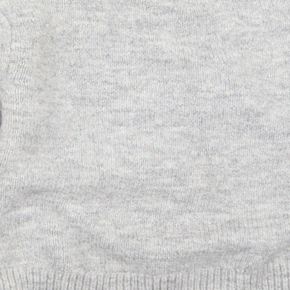 Primark Girls Grey Pullover Jumper Size 7-8 Years