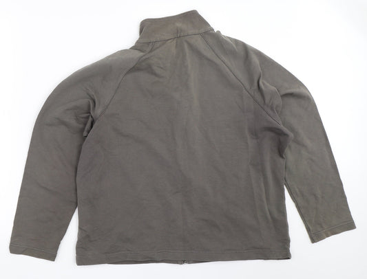 Marks and Spencer Womens Grey Full Zip Sweatshirt Size 20