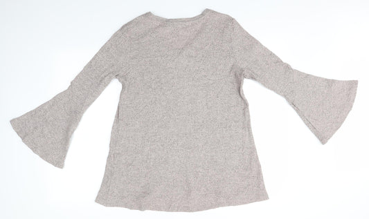 H by Halston Womens Pink Basic Blouse Size M
