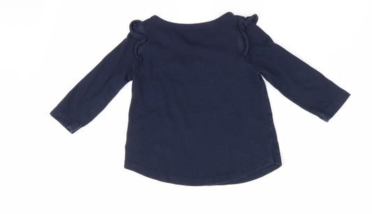 Gap Girls Blue Basic Casual Size 6-9 Months - GAP