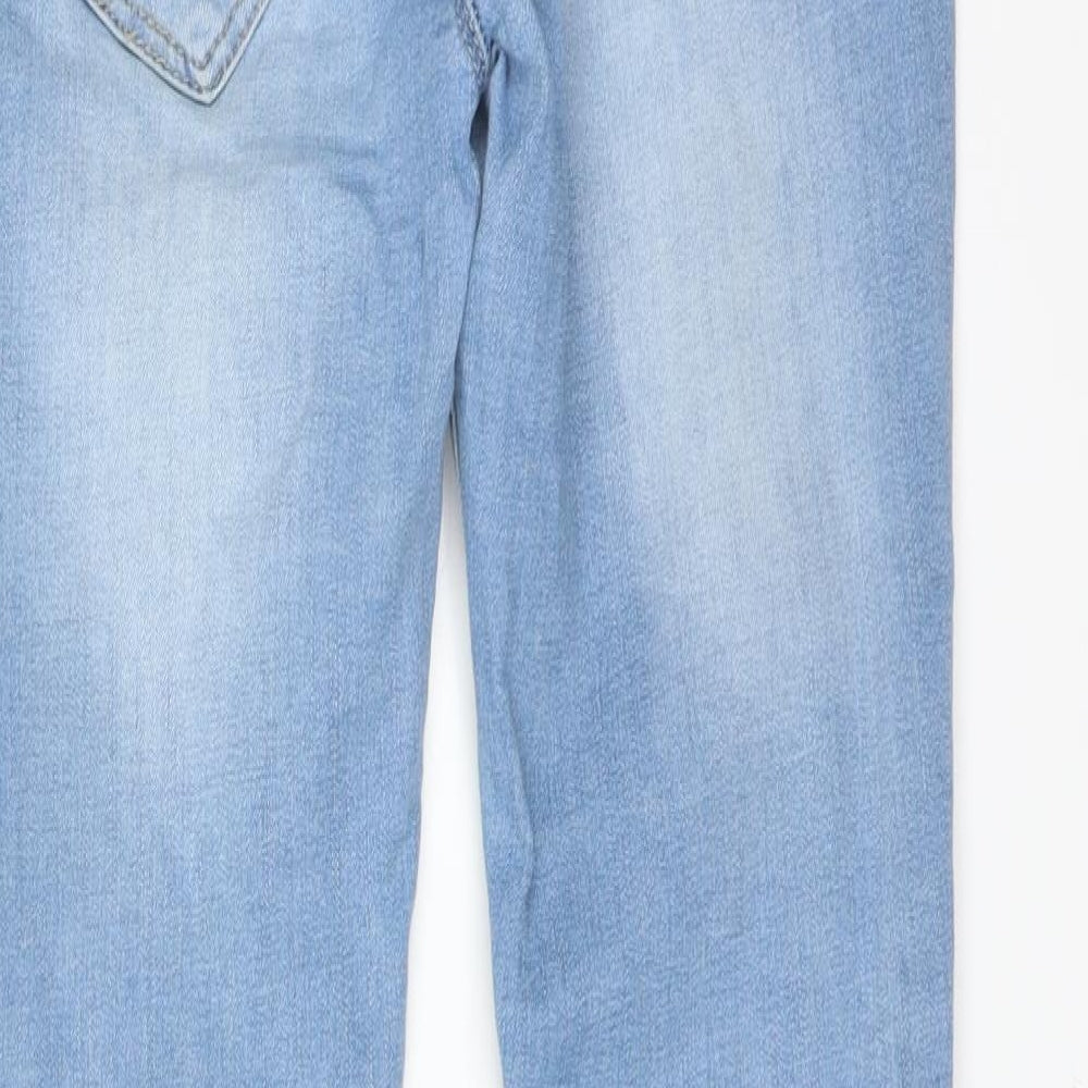 GOODIES Womens Blue Skinny Jeans Size 10 L28 in