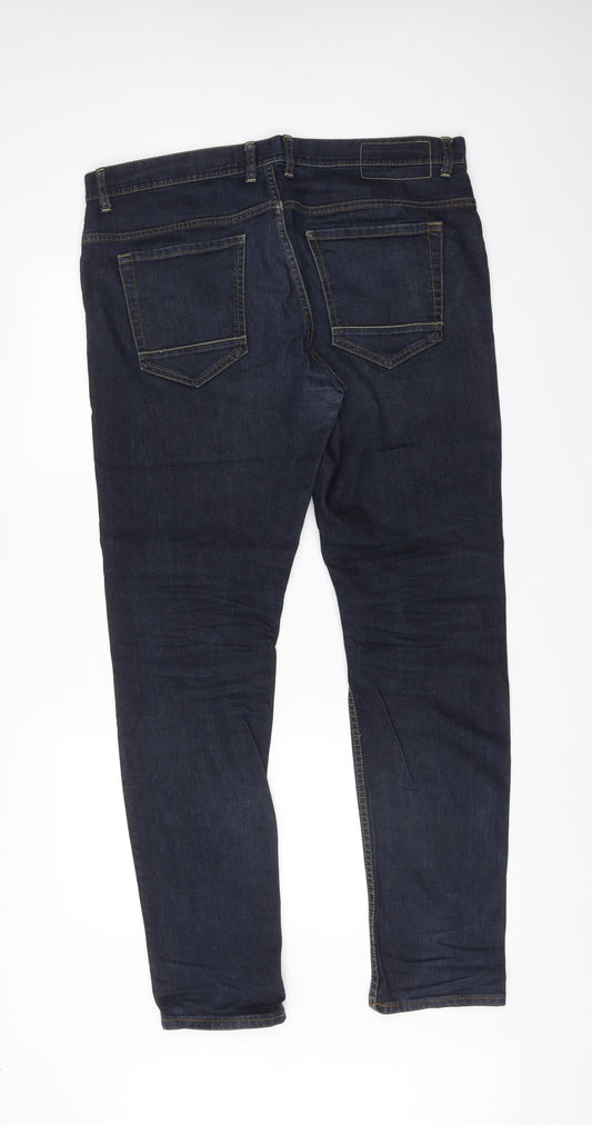 NINETEEN Womens Blue Straight Jeans Size 36 in L31 in