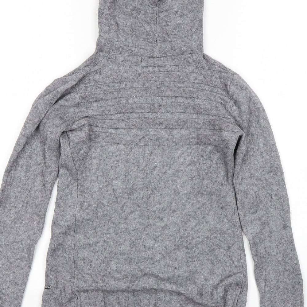 Artigli Womens Grey Cardigan Jumper Size S