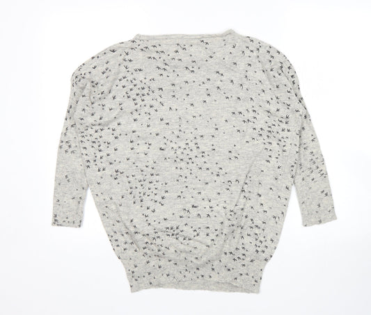 Tenki Womens Grey Pullover Jumper Size S