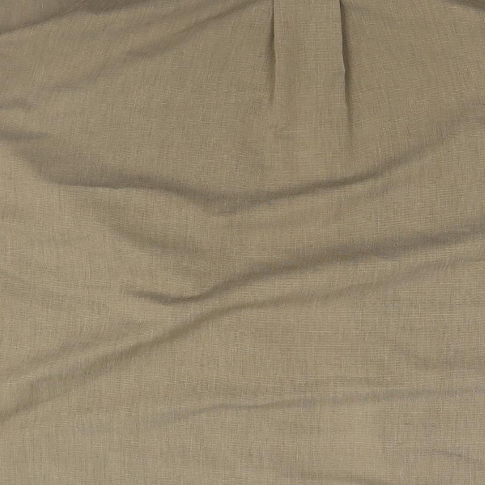 Sangan Mens Beige Button-Up Size 16.5
