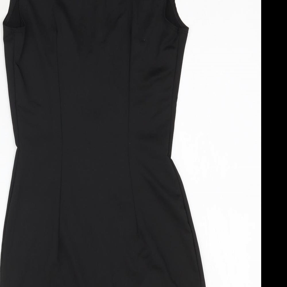 Christy's Dress Up Womens Black Striped Basic Tank Size S - Guilty as charged costume