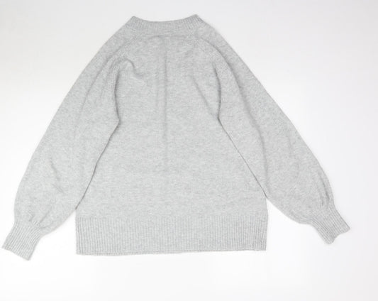 Matalan Womens Grey Knit Pullover Jumper Size M