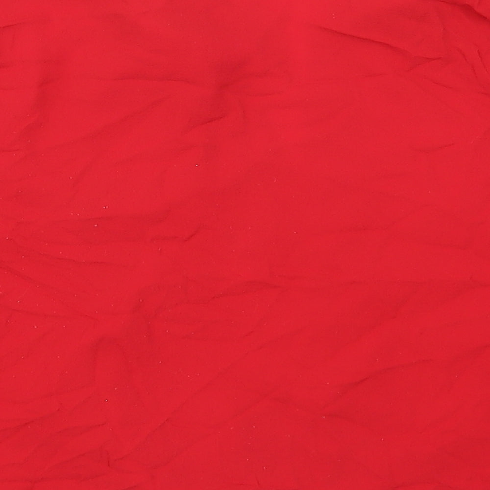 Select Womens Red Basic Blouse Size 12