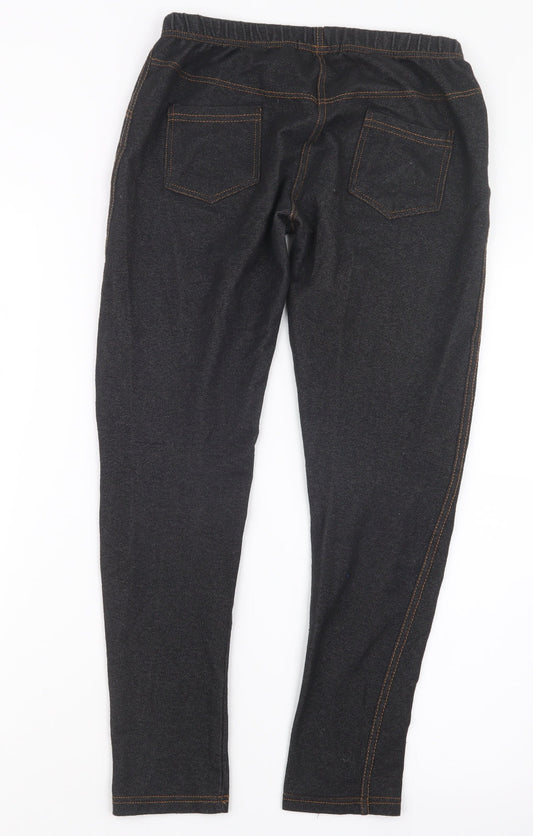 Giselle Womens Blue Trousers Size S L24 in