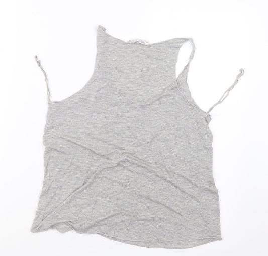 Zara Womens Grey Basic Tank Size M