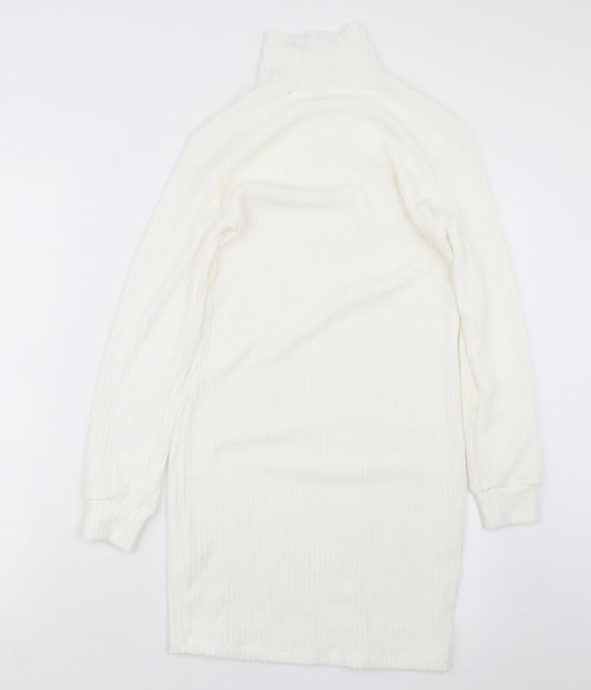 Preworn Womens White Pullover Jumper Size M - Long