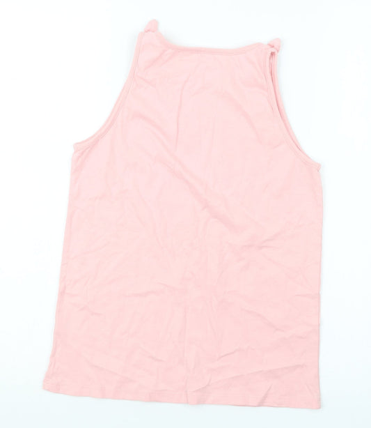 George Girls Pink Basic T-Shirt Size 12-13 Years