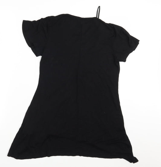 Atmosphere Womens Black Basic T-Shirt Size 8