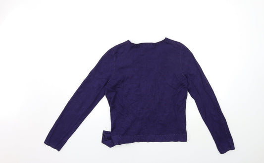 inwear Womens Blue Knit Cardigan Jumper Size M