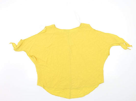 New Look Womens Yellow Basic Blouse Size 10