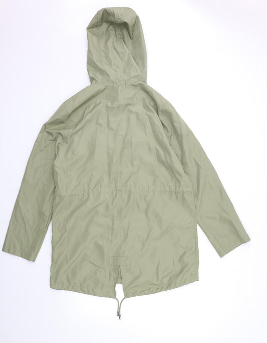 Primark Womens Green Overcoat Coat Size 6