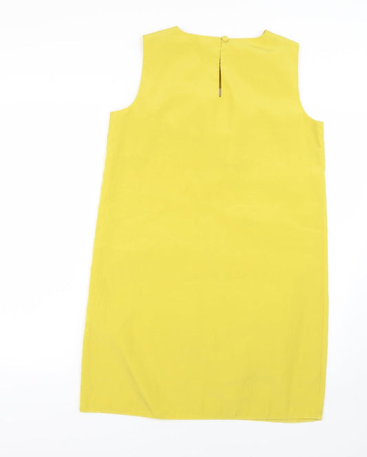 Love Womens Yellow Shirt Dress Size S