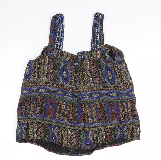 NEXT Womens Multicoloured Geometric Basic Tank Size 8