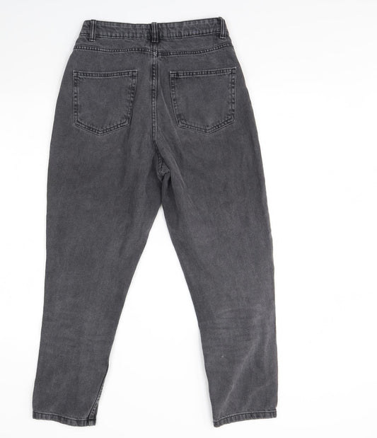 DENIM CO Womens Black Denim Straight Jeans Size 10 L29 in