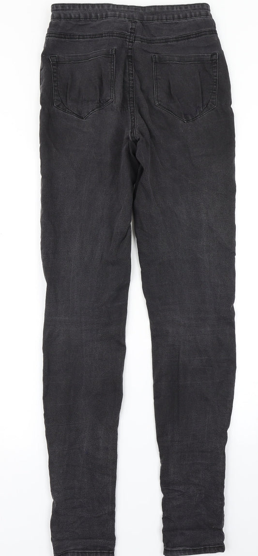 Denim Co Womens Black Denim Skinny Jeans Size 10 L30 in