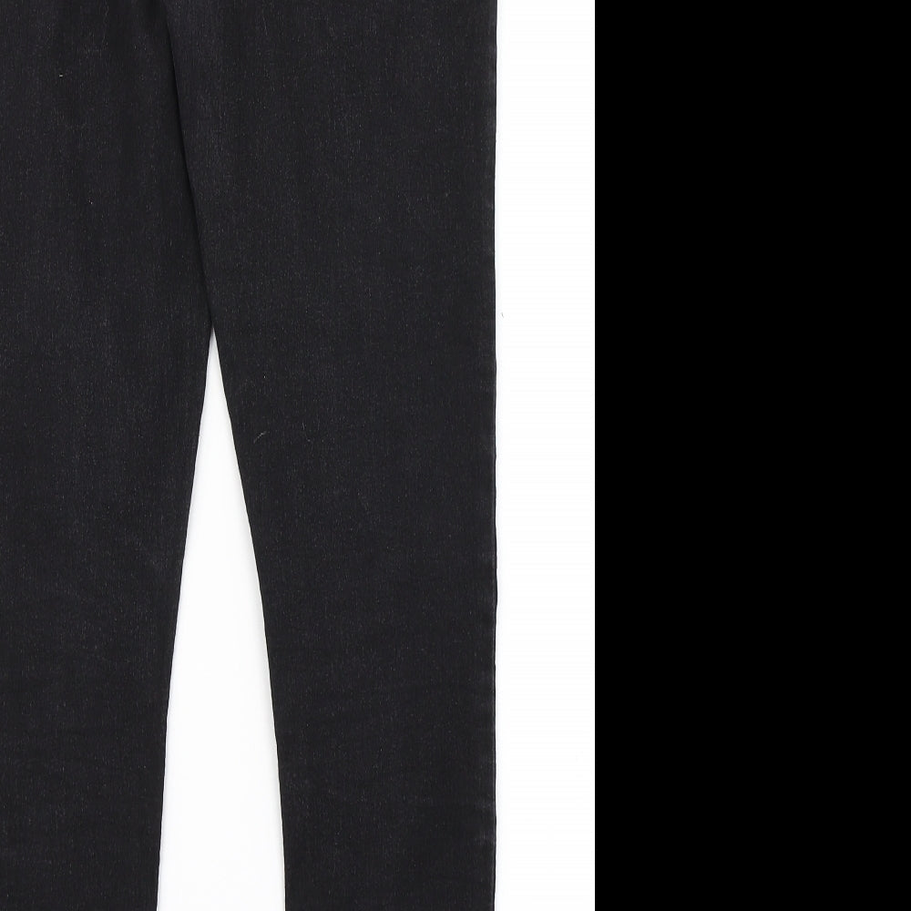 Studio Womens Black Denim Jegging Jeans Size 16 L26 in