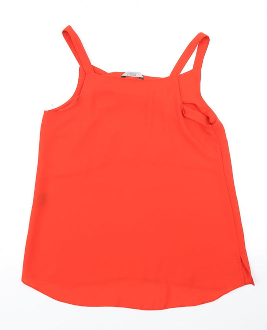 Papaya Womens Red Basic Blouse Size 10