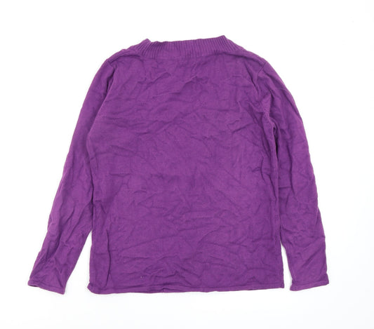 Special Collection Womens Pink Floral Pullover Jumper Size 12