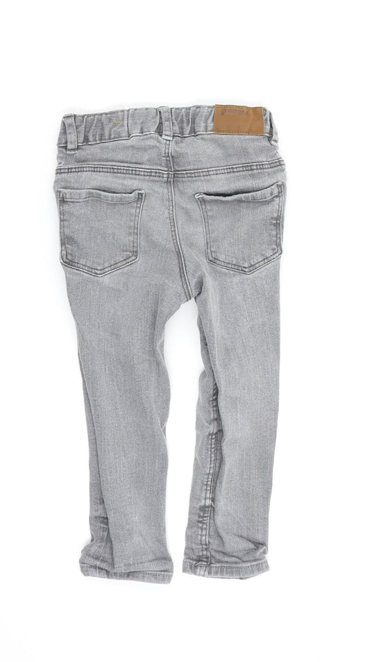 H&M Boys Grey Cargo Jeans Size 24 Months