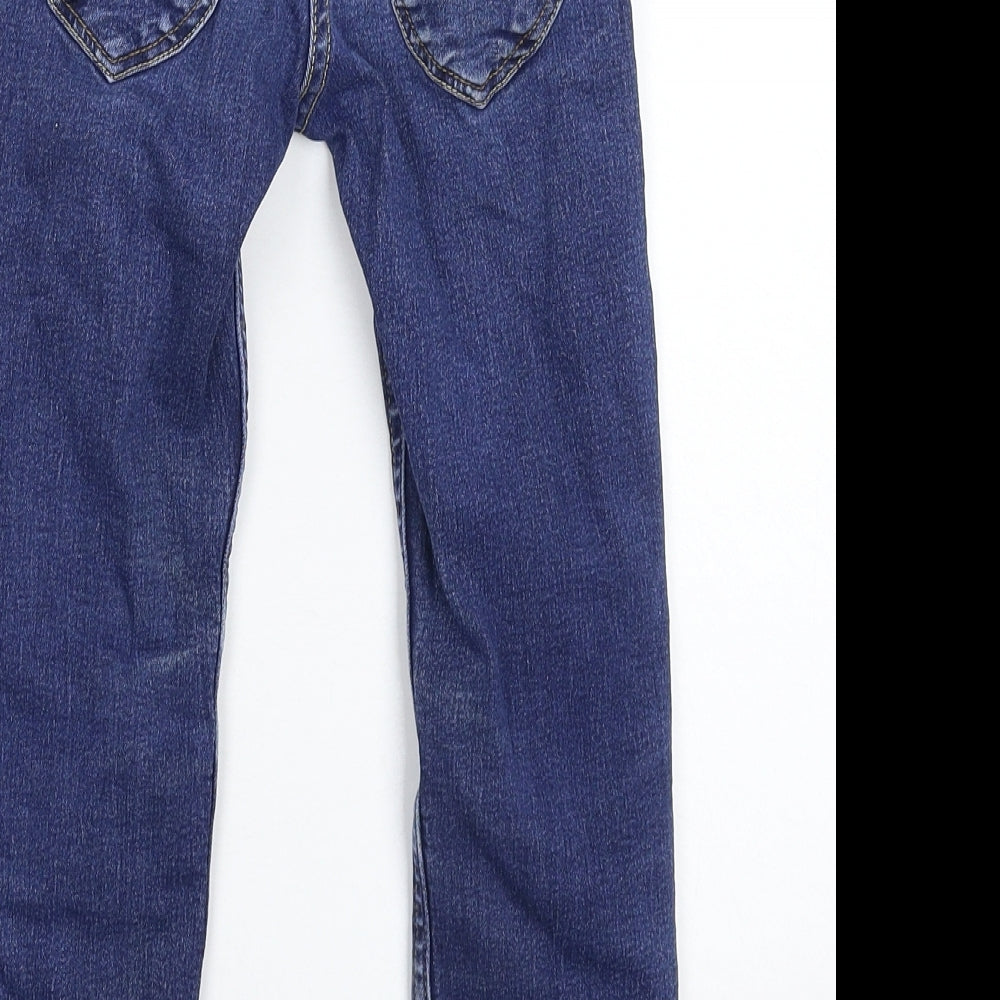 Lily & Dan Girls Blue Denim Skinny Jeans Size 5 Years