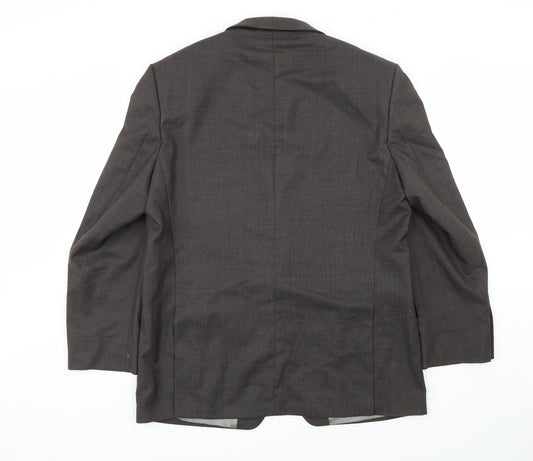 M&S Mens Grey Jacket Suit Size 38