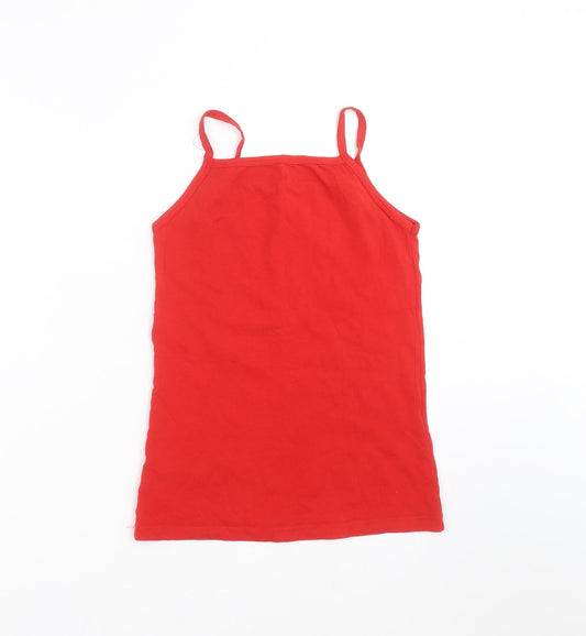 ELEGANCE Womens Red Camisole T-Shirt Size M