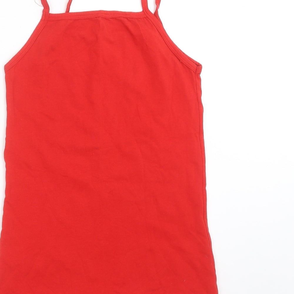 ELEGANCE Womens Red Camisole T-Shirt Size M
