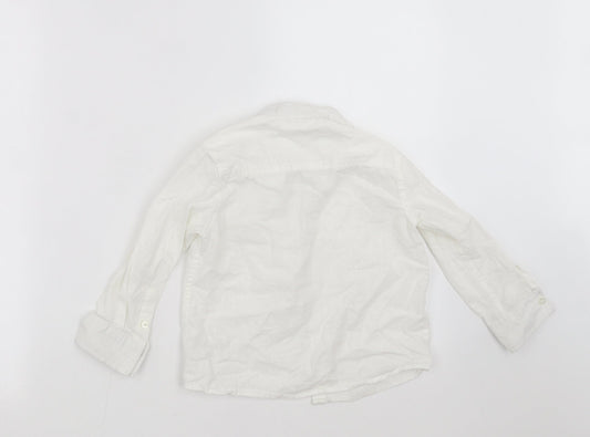 Notting Hill Boys White Basic Button-Up Size 5 Years