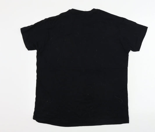 Regent Mens Black T-Shirt Size S