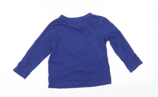 paris st germain Boys Blue Basic T-Shirt Size 2-3 Years