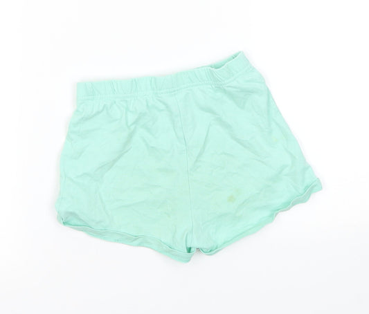 George Girls Green Solid Capri Pyjama Pants Size 3-4 Years