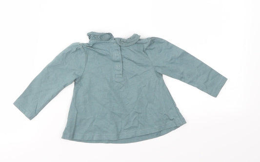 TU Girls Green Basic T-Shirt Size 3-6 Months