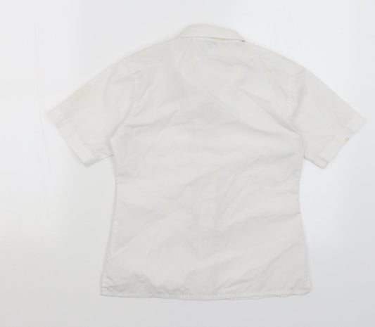 Trutex Girls White Basic Button-Up Size 11 Years