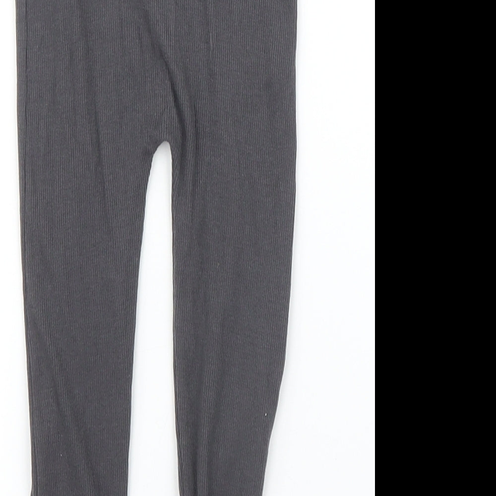 George Girls Grey Jogger Leggings Size 18 Months