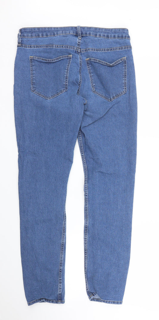 Preworn Womens Blue Denim Skinny Jeans Size 31 in L28 in