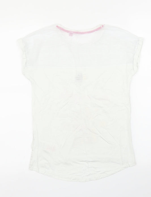 Debenhams Girls Grey Basic T-Shirt Size 9 Years