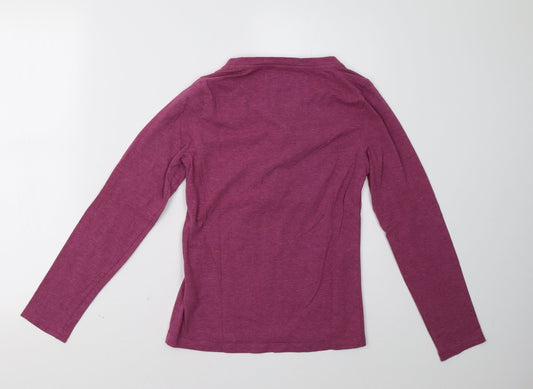 Marks and Spencer Womens Purple Pullover Sweatshirt Size 2XS