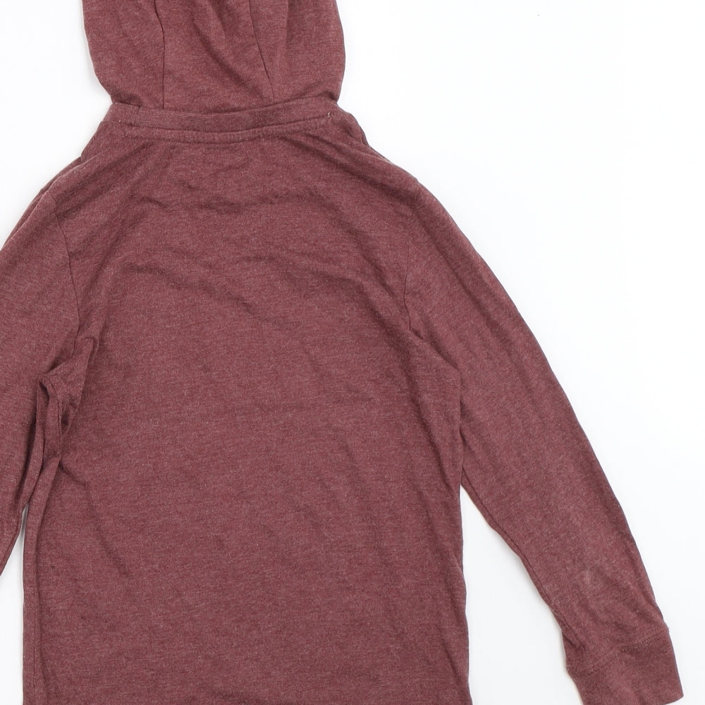 F&F Boys Red Pullover Hoodie Size 6-7 Years