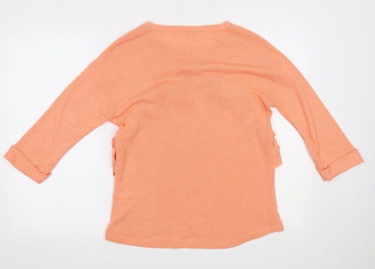 River Island Womens Orange Basic Blouse Size 10