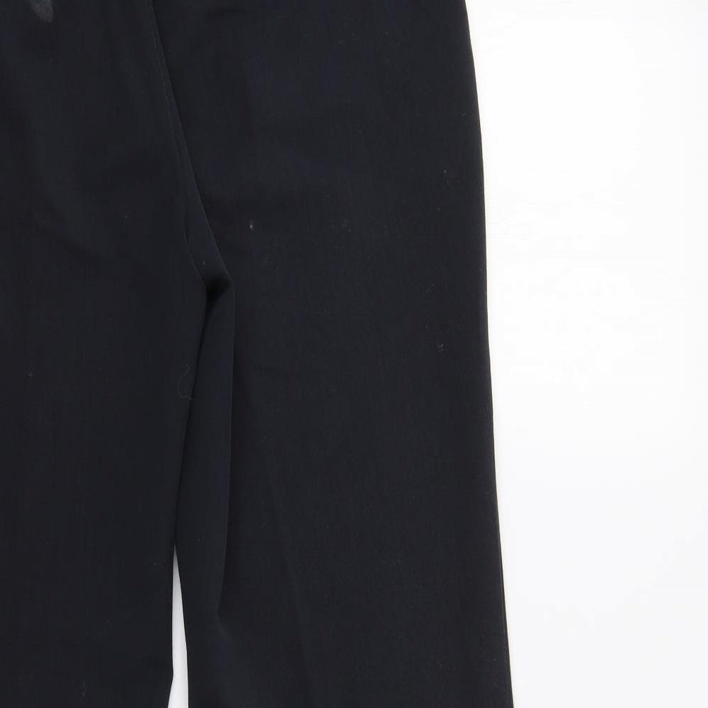 M&S Womens Blue Dress Pants Trousers Size 12 L29 in