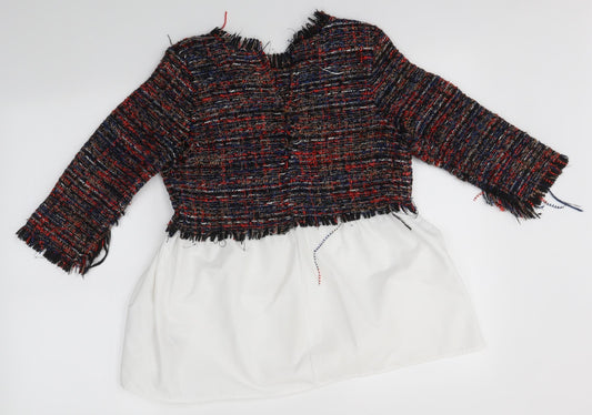 Zara Womens Multicoloured Basic Blouse Size S