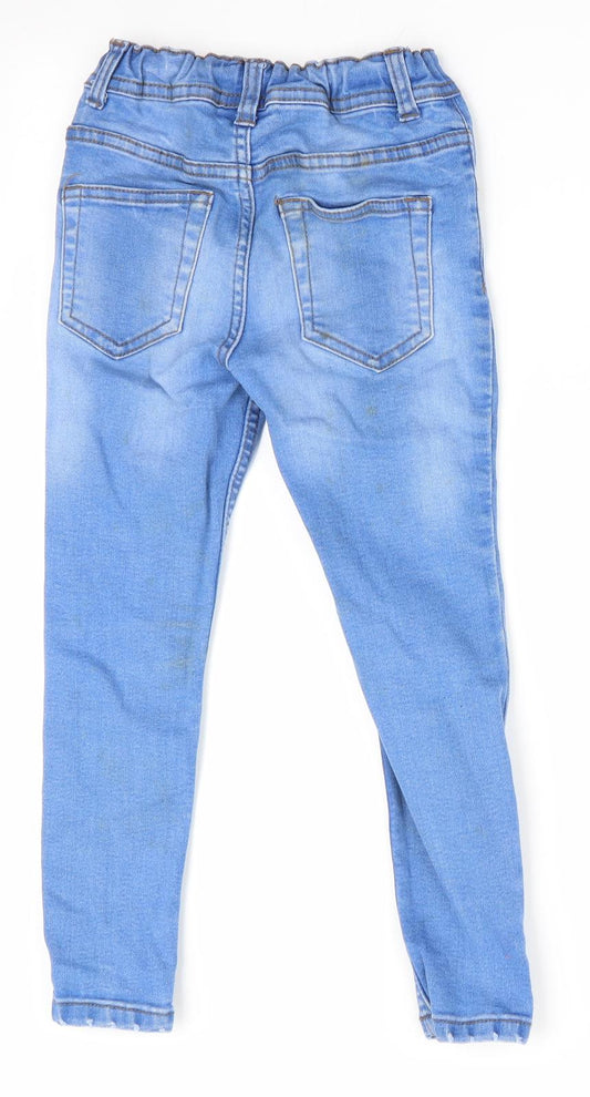 Denim Co Girls Blue Skinny Jeans Size 5-6 Years