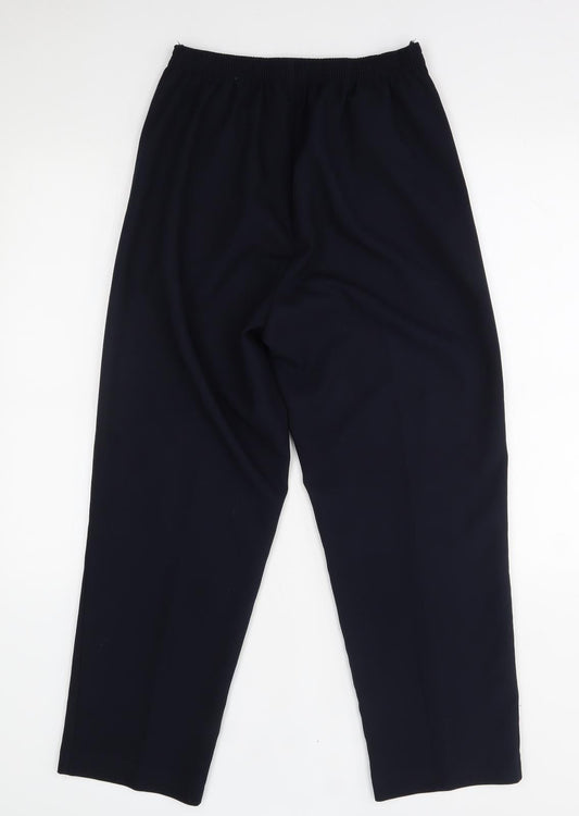 BM Womens Blue Trousers Size 12 L28 in