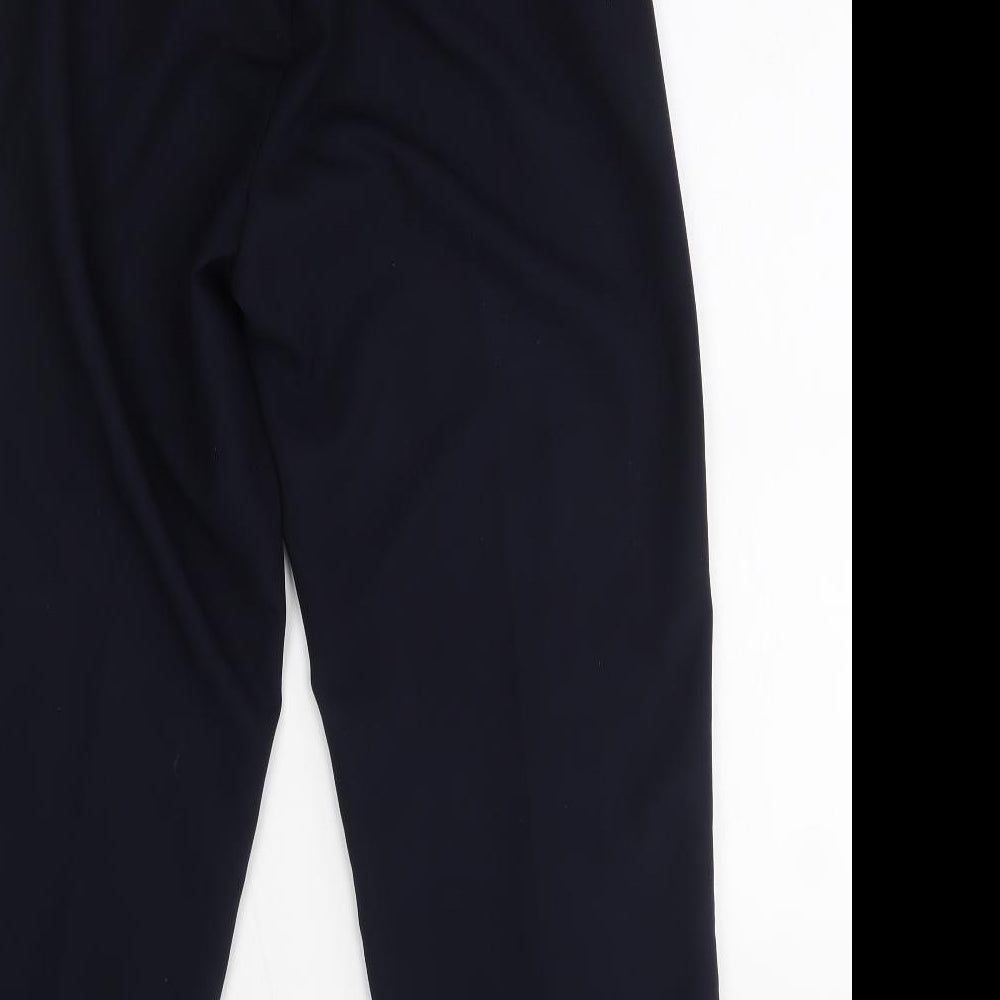 BM Womens Blue Trousers Size 12 L28 in