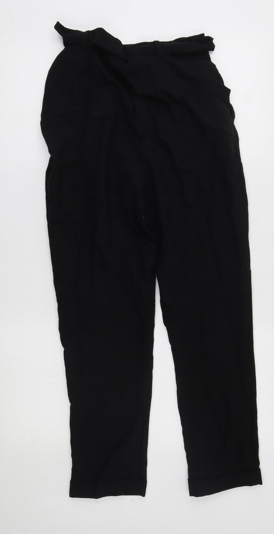 ASOS Womens Black Trousers Size 8 L25 in